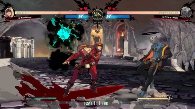 GGST ▰ Kurohitsugi (Zato) vs Void (Happy Chaos). Guilty Gear Strive Top Tier Matchup
