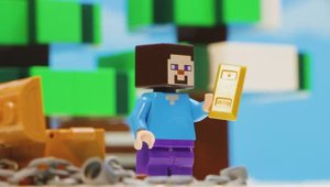 ЛЕГО-МАЙНКРАФТ - "Все, к чему бы я  ни прикоснулся, превращается в золото".