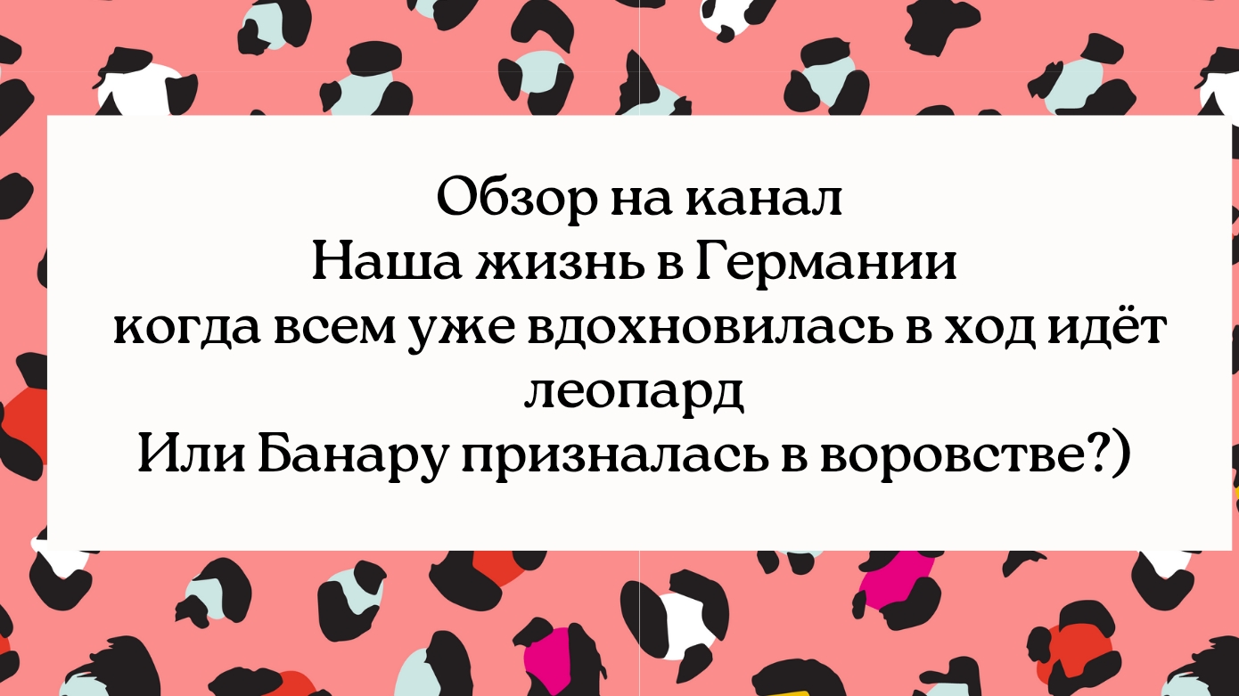 обзор на канал Наша жизнь в Германии