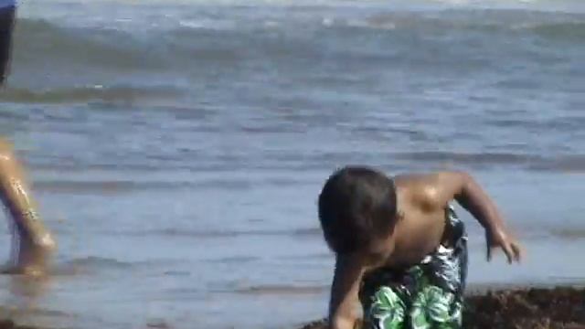 Amanda Ysquierdo, Jocie Morin and Andrew Morin At The Beach смотреть онлайн