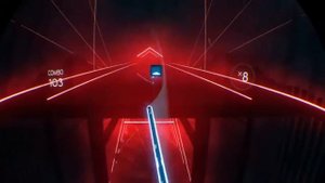 Beat Saber, one handed, song: Escape ft. Summer Haze, Expert, no mods