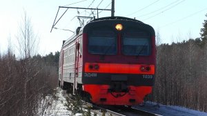"Сборная Нижнего Тагила по вагонам". ЭД4М-1039/ЭД4МК-0098 сообщением Богданович — Алапаевск