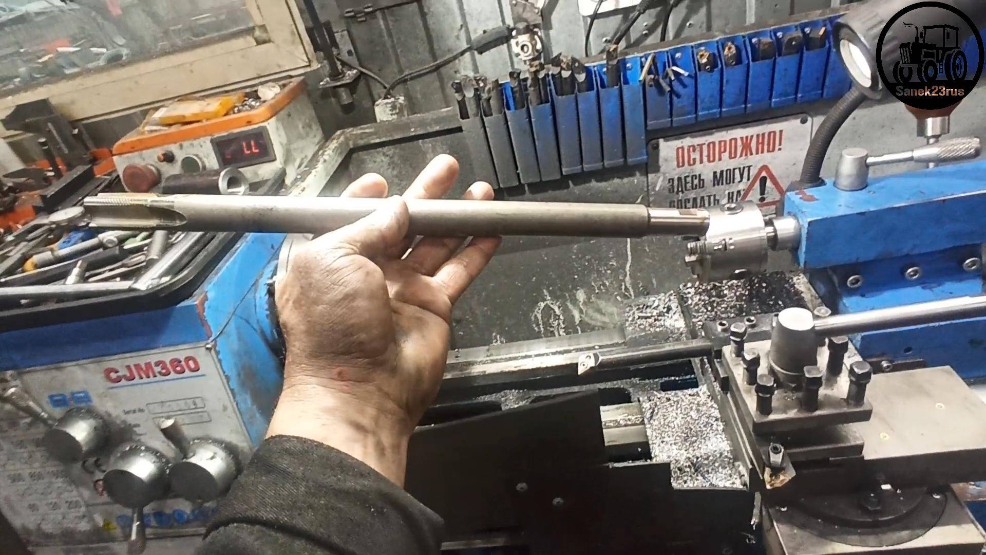 однопроходный метчик М24х1,5 + токарный станок для "зубочисток" (#Фсёпро100) смотреть онлайн