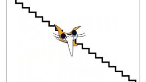 Scratch Cat fall's down the stairs but i made it more violent