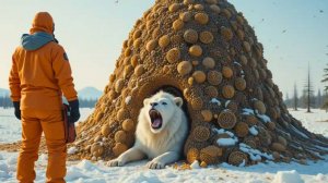 Одинокий белый львенок обращается за помощью к Команде спасателей для отца, зараженного паразитами