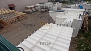 Производство пластиковых погребов для дачи ТИТАН [обзор складской площадки погребов Титан]