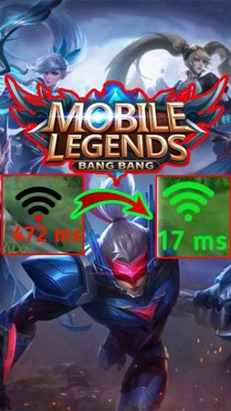 ПРОБЛЕМЫ  C ПИНГОМ В МОБАЙЛ ЛЕГЕНДС MOBILE KEGENDS
