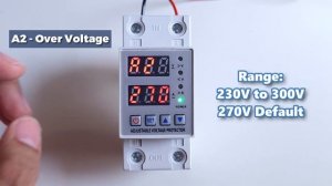 Best Single phase voltage and current protector 63 amps | BlackT BT02VP Adjustable Surge Protector