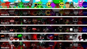 SPRUNKI - СПРУНКИ все вместе от Фазы 1 до Фаза 6