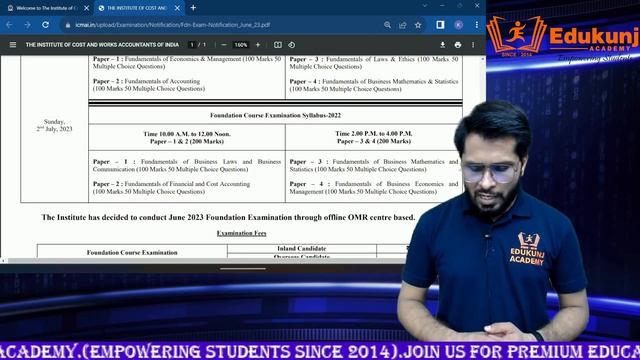 CMA FOUNDATION JUNE 2023| edukunj | #cmafoundation #missioncma #cmaexams смотреть онлайн