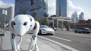 Ai Робособаки на Новом Арбате будущего.. Одичавшие