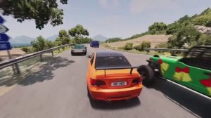 Не справился с управлением! ЖЕСТЬ! Аварии, от которых ДУХ ЗАХВАТЫВАЕТ! #5 BeamNG Drive 🔥