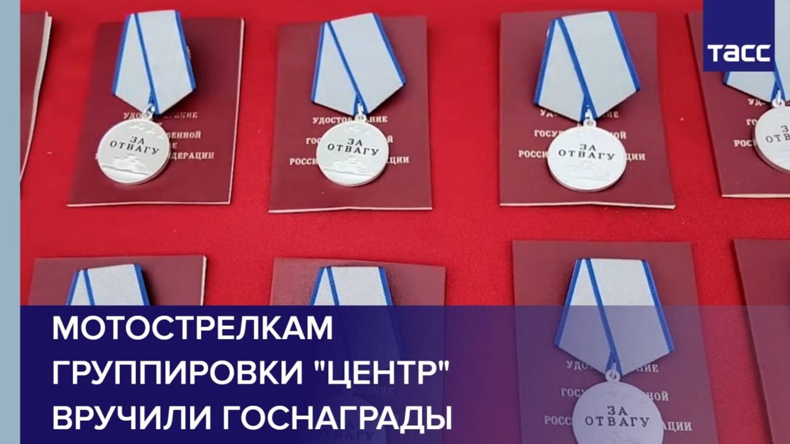 Мотострелкам группировки "Центр" вручили госнаграды