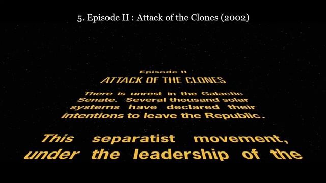 All 9 Star Wars movies Opening Crawls (of Skywalker Saga)
