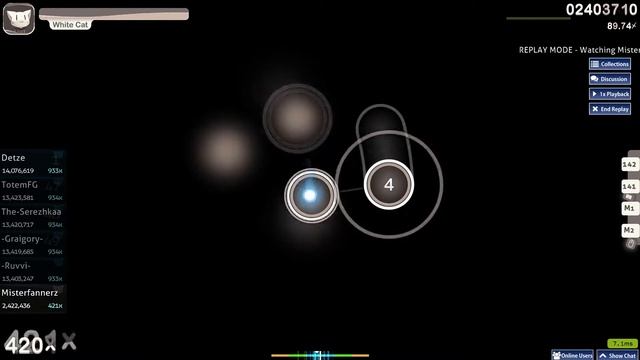 osu! - my first time this map and I got 863 Combo !! смотреть онлайн