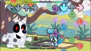 FNF Can Can But new Smiling Critters All x Bluey x Bingo x Mackenzie Sing it - Friday Night Funkin'