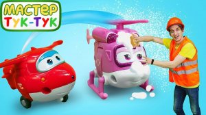 Видео для детей про игрушки Супер Джет! Супер крылья вызывают Мастера Тук Тук! @GulliverRu