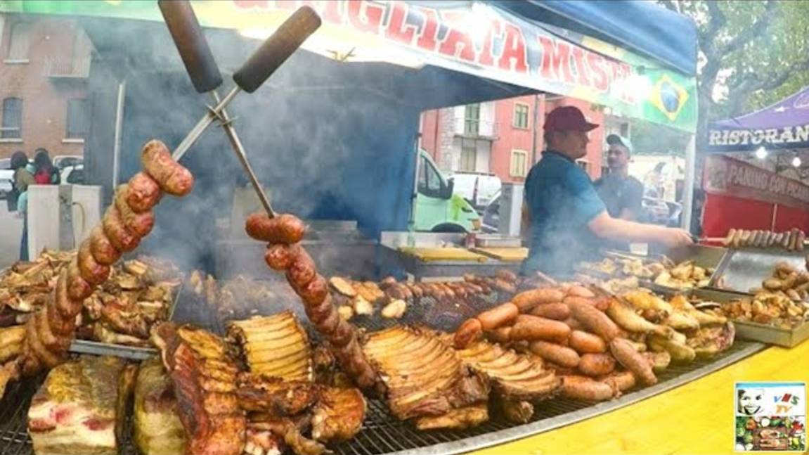 Популярная УЛИЧНАЯ Еда в Разных Странах: Америки, БРАЗИЛИИ, Италии.. смотреть онлайн