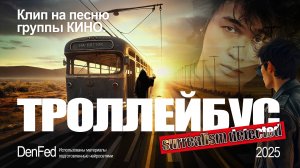 Сюр-клип. Троллейбус. Группа Кино. В. Цой. Нейросети. NEW