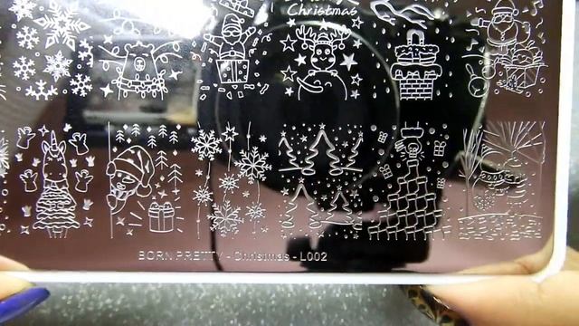 Born Pretty Christmas L002: REVIEW ||BORN PRETTY STAMPING PLATE|| смотреть онлайн