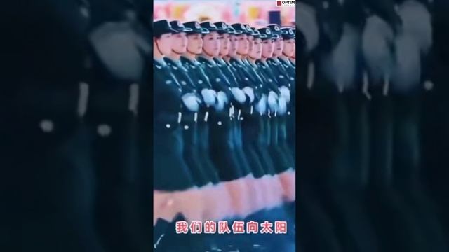 Женщины в форме: китаянки маршируют на парадах! Как вам такая выучка? #армия #китай #женщина #парад
