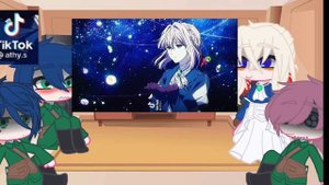 ~🦋past violet evergarden react a violet,+Future violet🦋~majoviole(acho)~🦋