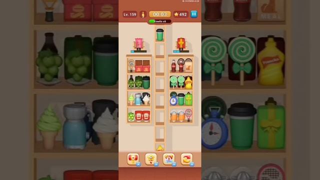 Проходжение игры Goods Sorting Уровень 159, 160
