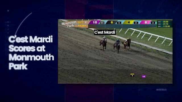 C'est Mardi Scores a Nice Win at Monmouth Park