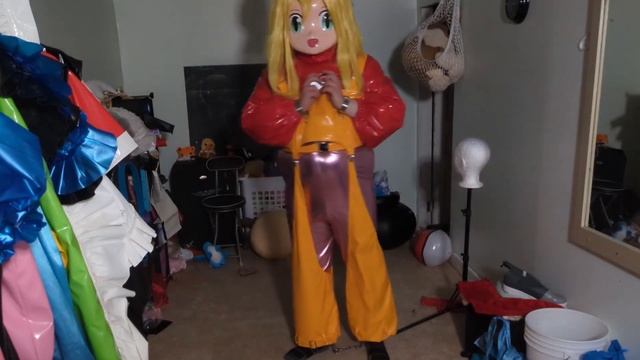 Roll Kigurumi PVC Eiko, Bound and Gagged under mask timer lock test смотреть онлайн