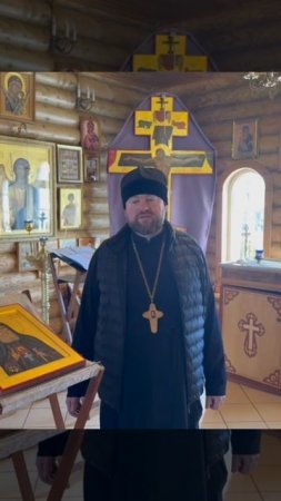 Настоятель храма Архангела Михаила в пос. Заокский благодарит Фонд за икону прп. Гавриила