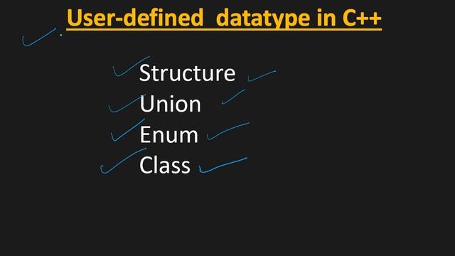 User-defined data type in C++ | C++ tutorials for beginners | {Hindi}.