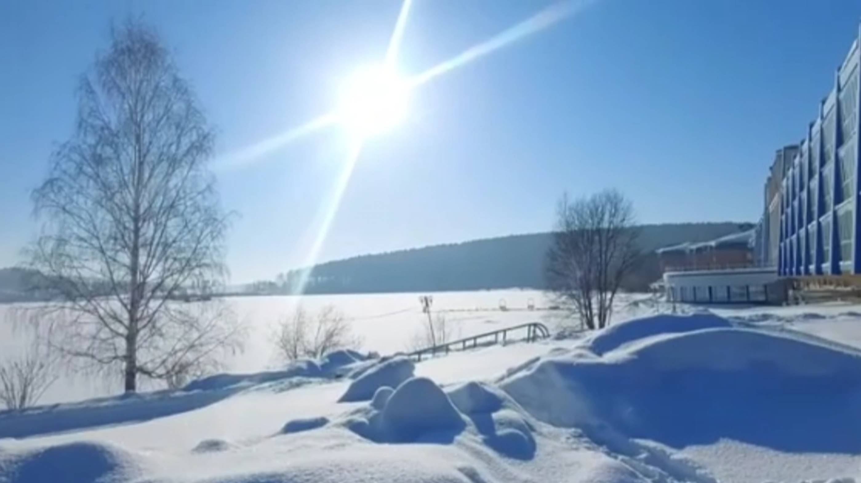 Красивая зима ❄️ Санаторий Березка