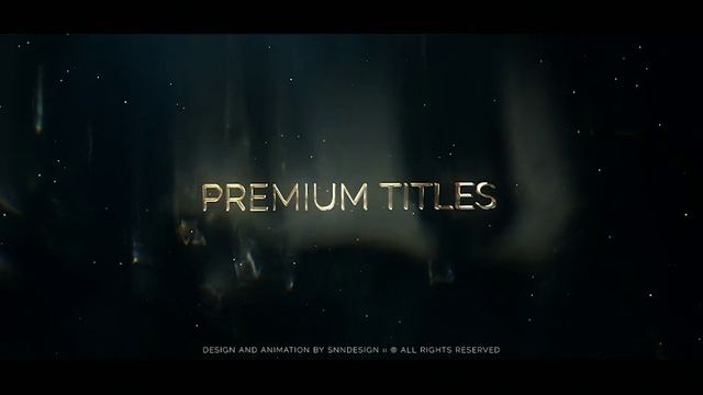 Luxury Titles Opener - 57302490 - Project for After Effects смотреть онлайн