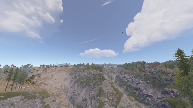 Каньон и самолёт Раст, Атмосфера. Звуки и графика смотреть онлайн