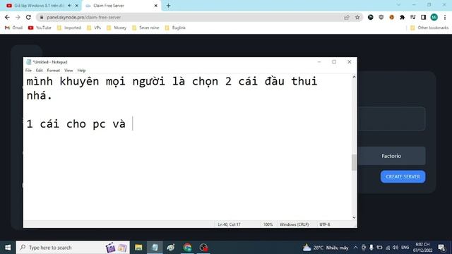 Cách tạo sever Minecraft miễn phí || KiMiDev смотреть онлайн