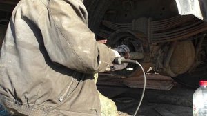 ХИНО500 ,заклинило колодки. ...