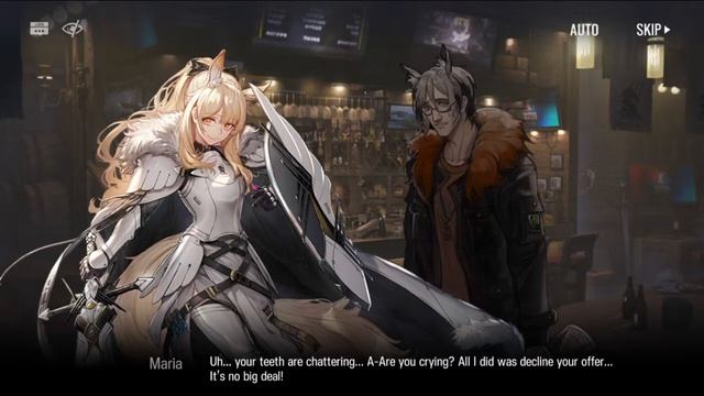 Arknights Story Cutscene - Maria Nearl MN-3 Rose Paper Union