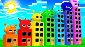 ВЫЖИВАНИЕ ВНУТРИ ВСЕХ НЕБОСКРЕБ ОТЕЛЬ ПОРТАЛ СПРУНКИ В МАЙНКРАФТ! ХОРРОР СПРАНКИ SPRUNKI MINECRAFT