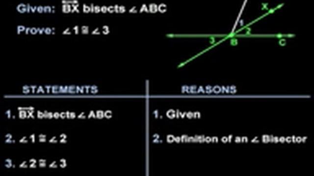 Geometry Proofs - Two Column Proofs - MathHelp.com