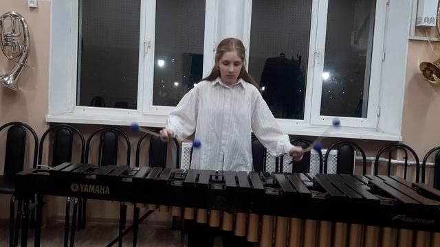 Eric Sammut - Libertango, соло маримба
