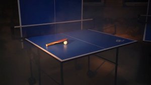 Теннисный стол для закрытых помещений складной GSI sport Cadet синий