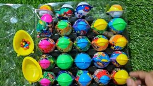 Распаковка сюрпризов с яйцами I Lot's Of Surprise Видео о яйцах и Kinder Joy Fun