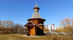 Музей деревянного зодчества в Коломенском музее-заповеднике Москвы Моховая башня Сумского острога.