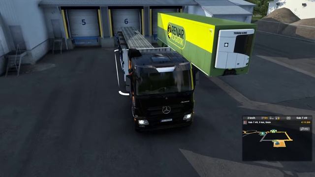 EURO TRUCK SIMULATOR 2 - MERCEDES-BENZ ACTROS 1832 320CV (VIGAS DE METAL) смотреть онлайн