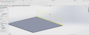 SOLIDWORKS листовой металл. Команда Ребро кромка
