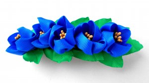 Заколка канзаши. Мастер класс