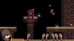 강한 여성, 파라오 눈나... 나 죽어... [Super Monsters'n Girls] Stage 3 Boss