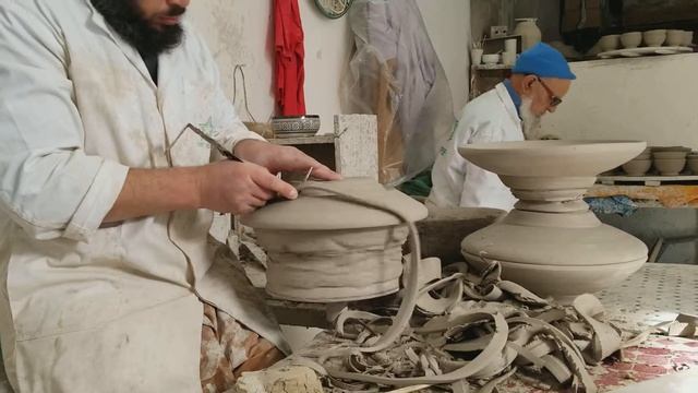 Pottery in Fez Morocco смотреть онлайн