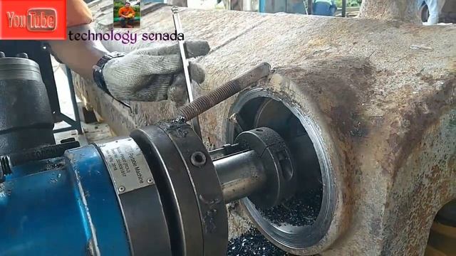 Process Line Boring frame Dozer 155 смотреть онлайн