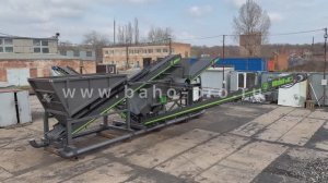 Мобильный сортировочный комплекс “Baho” с грохотом ГИС-42